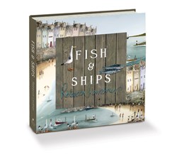 Fish and Ships (Open Book) by Rebecca Lardner - Book sized 10x10 inches. Available from Whitewall Galleries